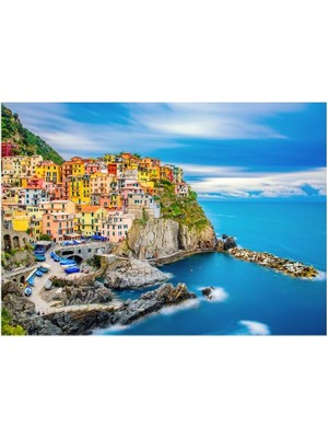 Teknocan Blue Focus 1000 Parça Puzzle - Cinque Terre