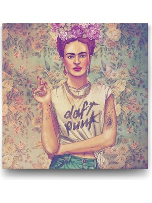 Teknocan Kahlo - Punk Tablosu - 90X90CM