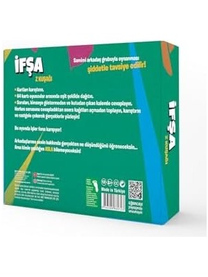 Teknocan Ifşa Z Kuşağı Kart Oyunu, 64 Kart, Kalem Hediyeli, 12+ Yaş
