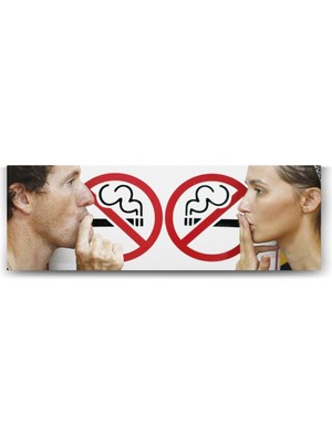 Teknocan No Smoking Tablosu - 120X40CM