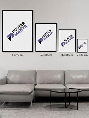 Teknocan Floransa Flower Market, Italya Çiçek Pazarı Modern Sanat Çerçeveli Tablo - Çerçeveli Poster