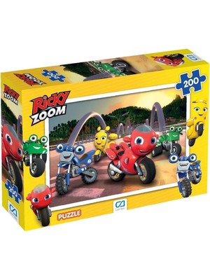 Teknocan Ricky Zoom Lisanslı 200 Parça 33X48CM Çocuk Puzzle Yapboz Serisi