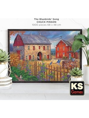 Teknocan 20676 The Bluebirds Song 1000 Parça Puzzle -Ks Puzzle