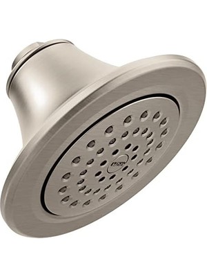 Teknocan S6312EPBN 5-7/8" Eco-Performance One-Function Showerhead With 1.75 Gpm Rate, Brushed Nickel