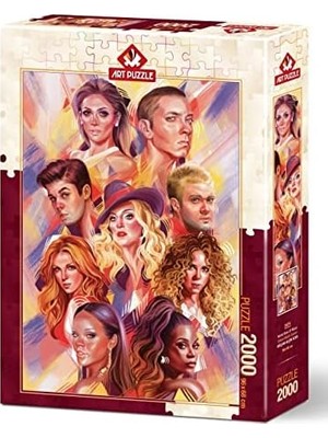 Teknocan Dünya Müzik Starları 2000 Parça Puzzle