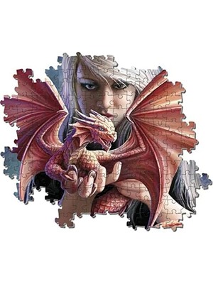 Teknocan - 1000 Parça Anne Stokes Yetişkin Puzzle - Dragonkin - 39640