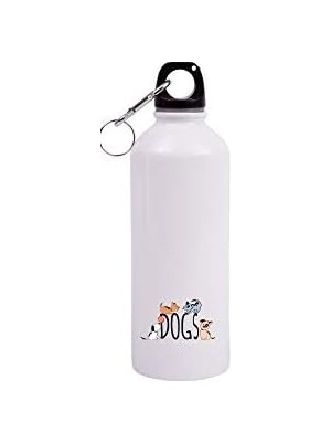 Teknocan Dogs Karabinerli Alüminyum Matara 400 ml