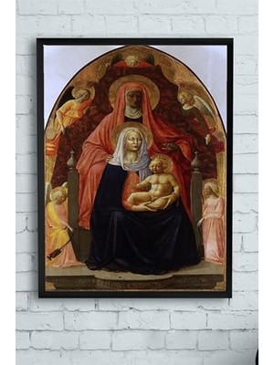 Teknocan (PSTER10665) Dini Görsel Çerçeveli Tablo 2 (40X50CM)