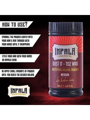 Teknocan Impala Saç Toz Wax Medium 20 gr