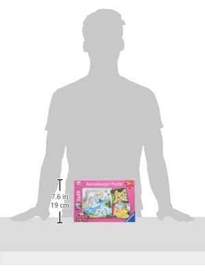 Teknocan 3X49 Parça Prensesleri Belle Cinderella Rapunzel Puzzle