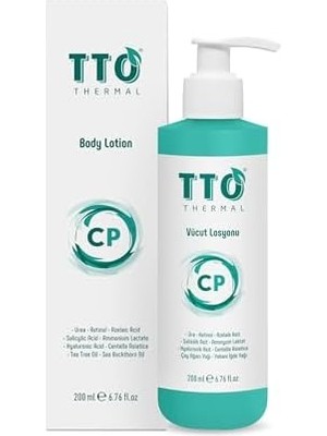 Teknocan Tto Thermal Vücut Losyonu 200 ml