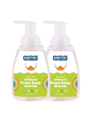 Teknocan Babyton Doğal Aromasız Köpük Sabun 2'li Set 350 ml