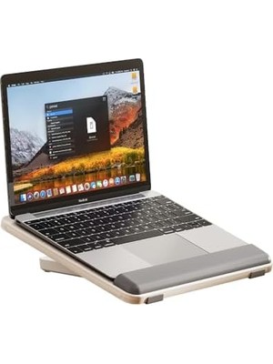 Teknocan Taşınabilir Dizüstü Bilgisayar Standı Bilek Koruma Pedli Aayarlanabilir Yükseklik Kaymaz Padli Dizüstü Bilgisayar Standı/tablet/kitap ve Çizim Tabletleri ile Uyumludur