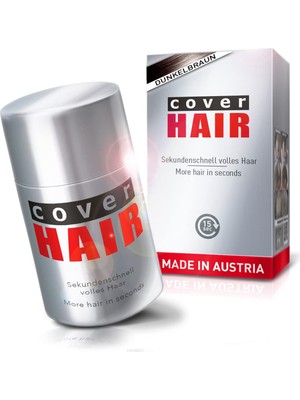 Teknocan Cover Hair 14 Gramm Saç Fiberi Dolgunlaştırıcı Kellik Kapatıcı Toz (Topik Tozu) (Koyu Kahverengi)