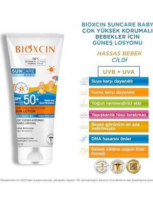 Teknocan Hassas Ciltler Için Çok Yüksek Korumalı Mineral Güneş Kremi Bebek 50 Spf 100 ml