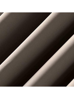 Teknocan Sun Zero Tiyatro Sınıfı Ekstrem Toplam Karartma Çubuğu Cep Perde Paneli, 132 cm x 160 Cm, Boz Kahverengi