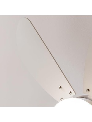 Teknocan KCF280 60W 30 Inç Ahşap 6 Kanatlı Lambalı Avizeli Ipli Tavan