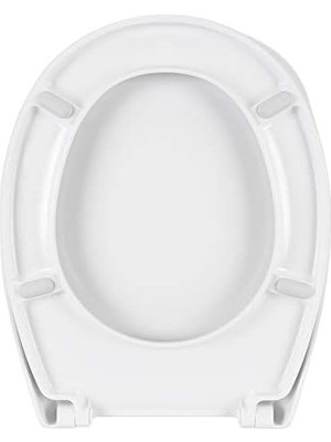 Teknocan 115-003-001 Klozet Kapağı, Duroplast, Beyaz
