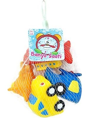 Teknocan 4'lü Banyo Oyuncağı Araçlar