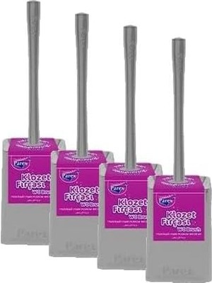 Teknocan Premium Klozet Fırçası Orta Boy (4 Paketi)