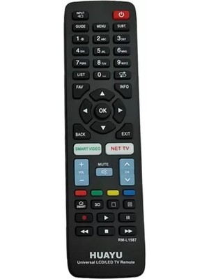 Renas Store Huayu RM-L1587 Samsung-Lg-Sony-Philips-Panasonic Universal LCD Tv Kumanda