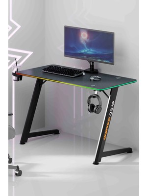 Ergo Gaming Pulsar Profesyonel RGB Oyuncu Masası 120 x 60 cm Modern Tasarım ve Ahşap Malzeme