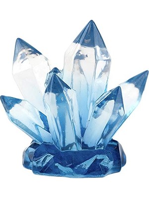 Cekar Store Deco-Replikas Cystal Küme Akvaryum Dekorasyonu - Tatlı Su ve Tuzlu Su Balık Tankları Için Güvenli - Safir Mavisi