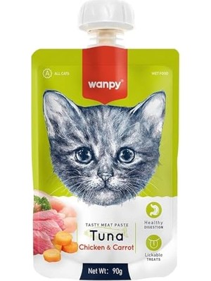Cekar Store Taze Ton Balıklı&tavuklu Kedi Et Ezmesi 90 gr Tekli