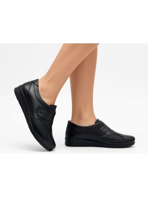 Magic Shoes Kadın Hakiki Deri Comfort Tam Ortopedik Günlük Ayakkabı Kauçuk Tabanlı