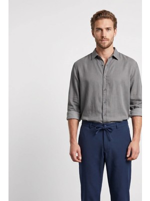 FullaModa Beli Bağlamalı Duble Paça Jogger Pantolon