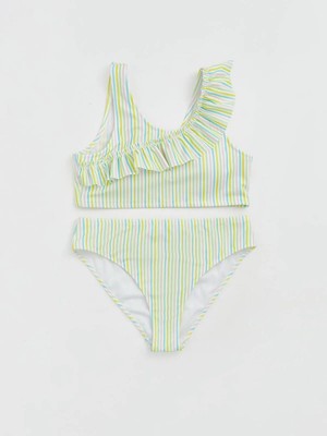 LC Waikiki Karışık Fırfırlı Kız Çocuk Bikini  (S6)