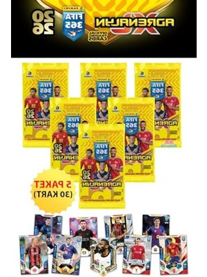 Cekar Store Fifa 365 Adrenalyn Xl 2026 Trading Card Futbolcu Kartları 5 Paket (30 Kart) TYBVQ9SOXUC85HC876