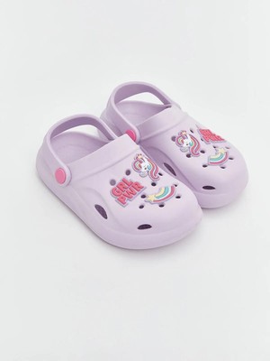 LC Waikiki Baskılı Kız Çocuk Plaj Sandaleti  (S5)