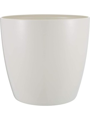 Cekar Store YK06 Yakut Saksı 39CM, 33 Litre Kirli Beyaz