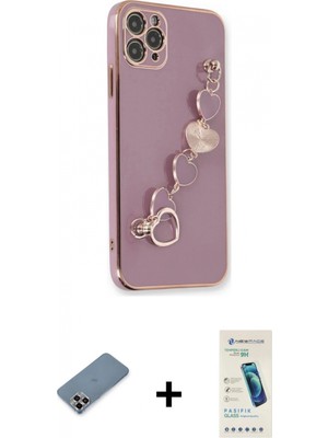 İlk El Grup Pilelistore™ iPhone 11 Pro Max Kılıf Nova Işık Prime - Şeffaf Pasifik Cam Ekran Koruyucu + Metal Kamera Lens Koruma Cam - Mr