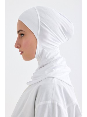 QEF Hijab Bone Beyaz