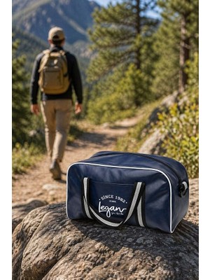 Legan Lacivert Şık Seyahat Çantası – Orta Boy, Dayanıklı Spor & Hafta Sonu Duffel Bag 8435
