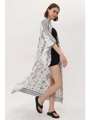 Yoga Zero Zada - Jap Kimono Xl Long - Aqua Aztek