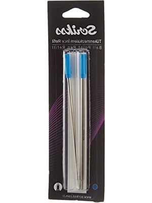 Calperia Mavi Renk Tükenmez Kalem Refill Seti