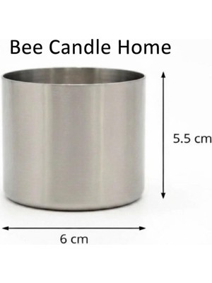 Bee Candle Home Masaüstü Şömine Uyumlu Yakıt Haznesi Paslanmaz Metal Bioethanol Yakıt Haznesi Ateş Çukuru Maçası