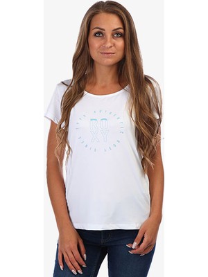 Roxy Last Dance J Kadın Beyaz T-Shirt ERJKT03507-WBB0