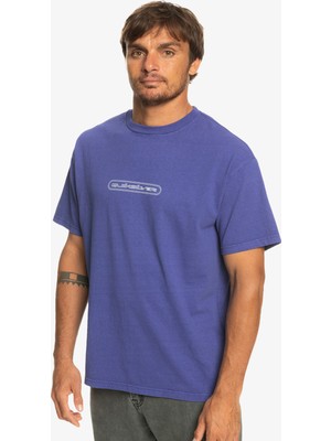Quiksilver Tılt Erkek Mavi T-Shirt EQYZT07267-PQZ0