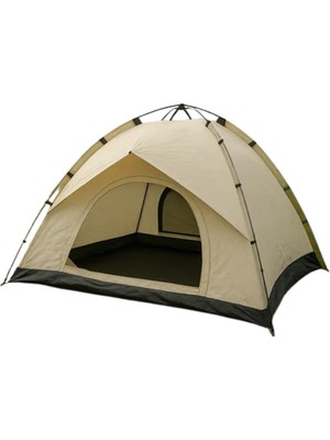 isiltikidsmoda Çift Katmanlı Kamp Çadırı Otomatik Kurulum Suya Dayanıklı Outdoor Çadır - Lisinya
