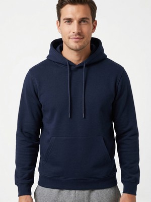 Swearshirt Kanguru Cepli Kapşonlu