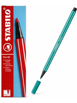 Stabilo Pen 68 Turkuaz Mavisi 68/51 10 Lu Paket