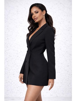 Thb.Edition Regular Kesim Kadın Blazer 4 Düğme Ceket