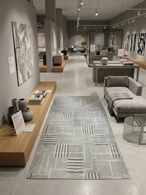 Dinarsu Aksu Prime Olez Dmr Halıcılık Gri Kaymaz Keçe Tabanlı Kabartmalı Salon Koridor Mutfak Yıkanabilir Kesme Yolluk Halı