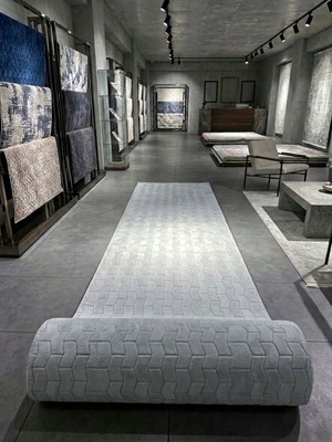 Sarar Svr Dmr Halıcılık Gri Desen Modern Kaymaz Taban Çocuk Odası Salon Hol, Koridor Mutfak Yıkanabilir Jel Kesme Yolluk Halı