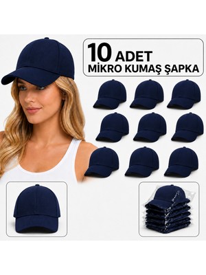 Moda Nokta Spor Mikro Şapka Ayarlanabilir Cırtcırtlı Kep Unisex Nefes Alan Kumaşla Üretilmiştir 10 Adet