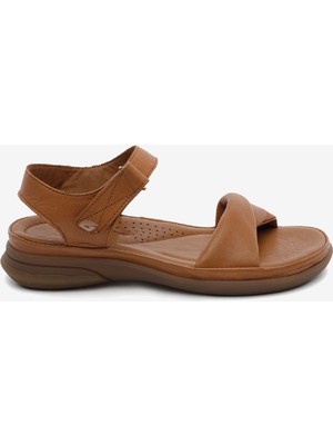 Greyder Kadın Taba Hakiki Deri Sandalet 5Y2FS33580